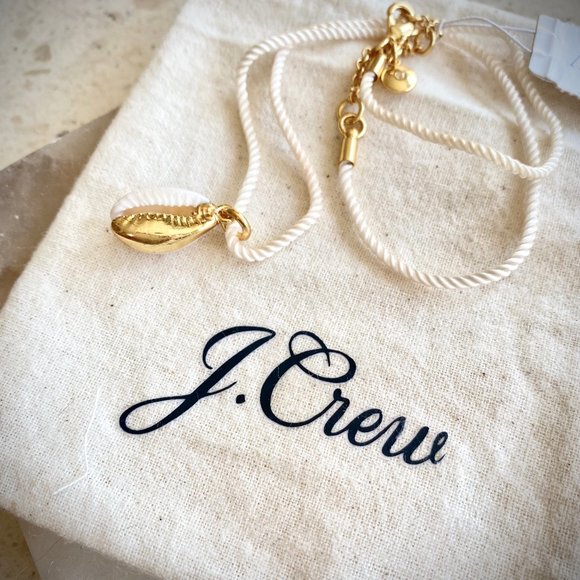 J. Crew NWT Seashell Charm Necklace - Picture 10 of 10